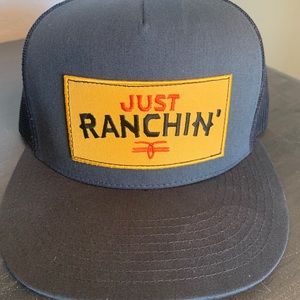 Dale Brisby Just Ranchin trucker hat